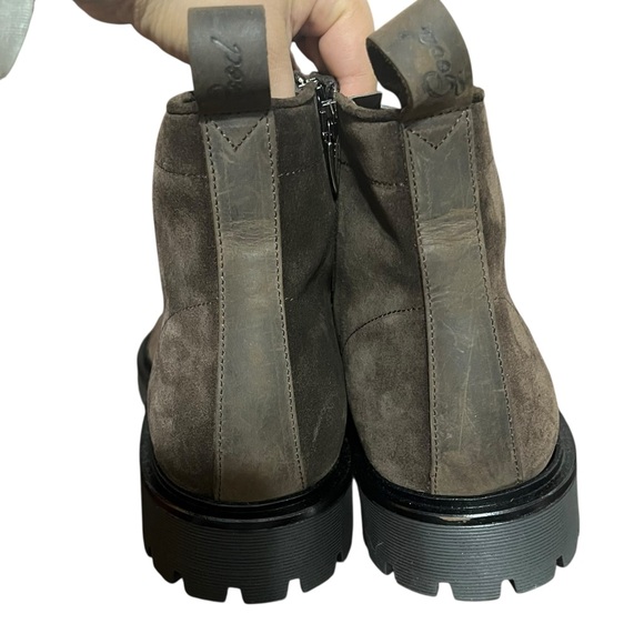 Good Man Brand Men’s Italian Leather‎ Lace/zip Up Modern City Boot Brown Size 10 - Picture 12 of 12